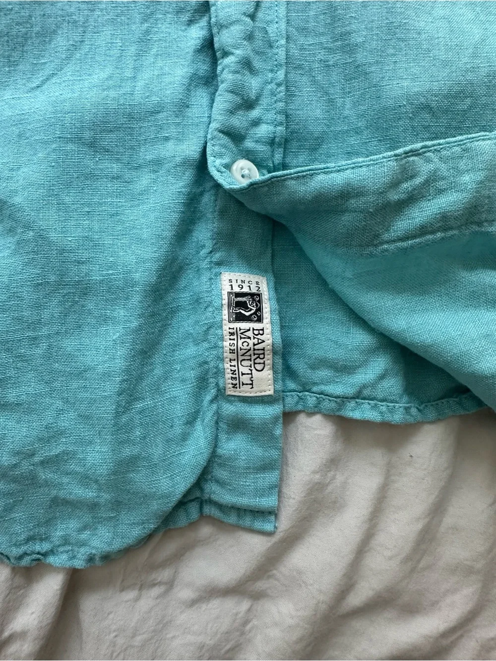 Jcrew Baird Mcnutt linen shirt slim large men’s